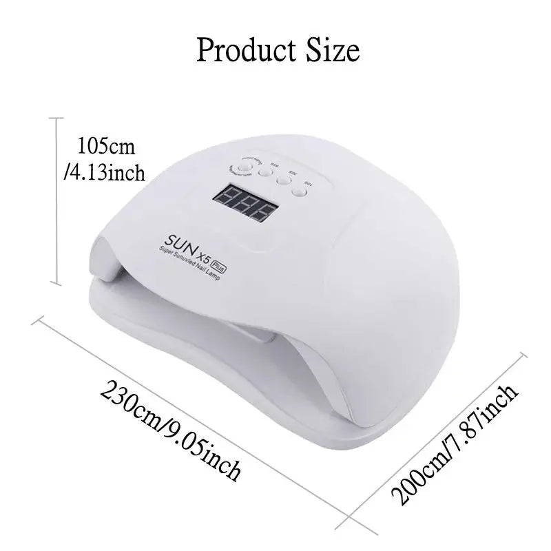 Povei X5 Plus 110W LED Nail Dryer Lamp for Gel Polish Curing