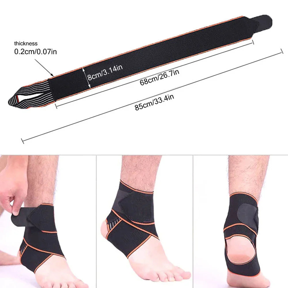 Povei Adjustable Breathable Ankle Support Strap for Heel Pain Recovery