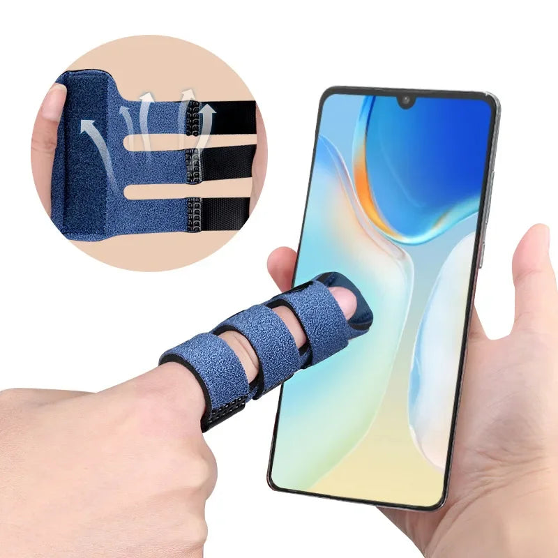 Povei Trigger Finger Splint Brace - Finger & Thumb Support, Broken Finger Protector