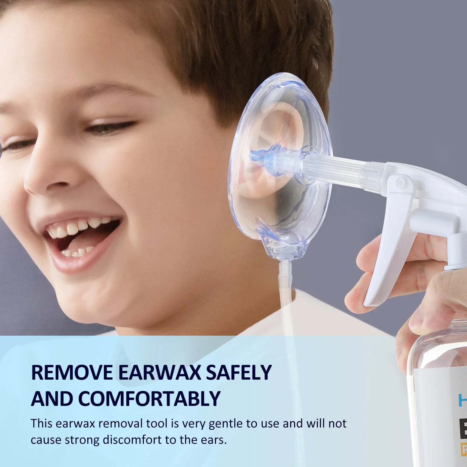 Povei Ear Cleaner Kit: Upgraded Water Irrigator for Adults & Kids