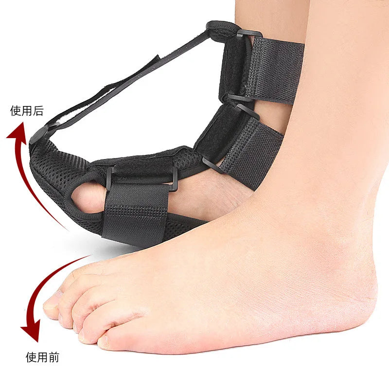 Povei Adjustable Foot Drop Support for Ankle Protection and Fascia Stretching