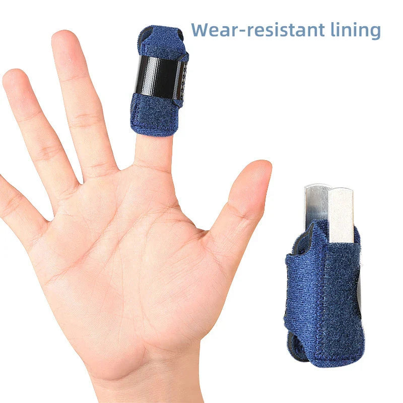 Povei Toe Corrector Finger Splint Fracture Pain Relief Brace Thumb Protector Support