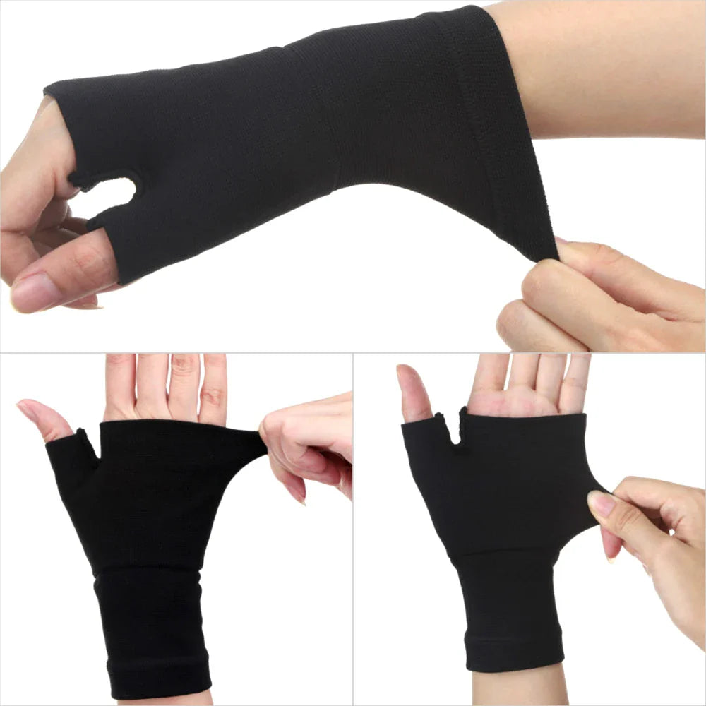 Povei Compression Wrist Sleeve for Carpal Tunnel and Arthritis