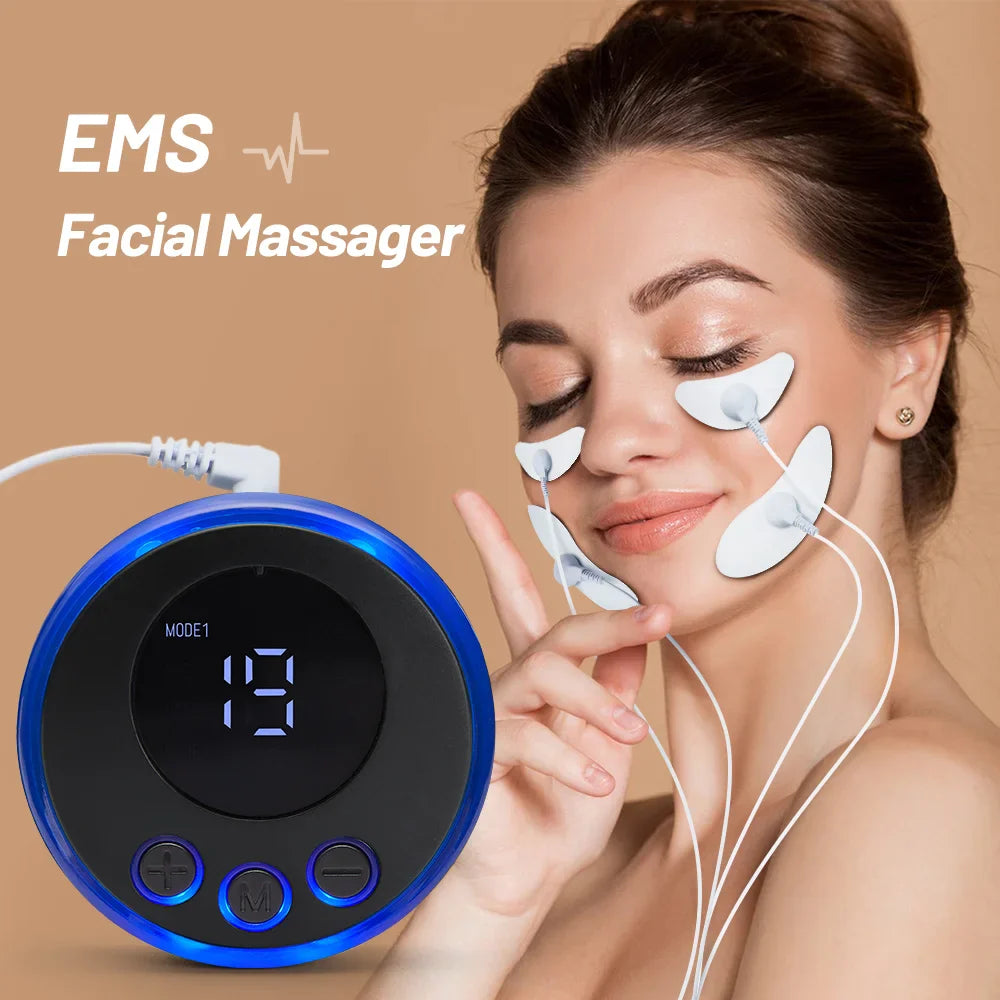 Povei V-Face EMS Massager: Anti-Wrinkle & Skin Tightening Beauty Device