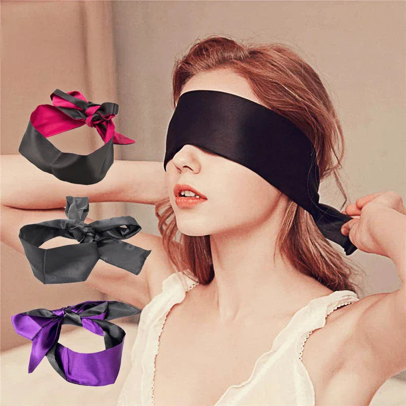 Povei Silk Eye Cover and Sleep Mask Set