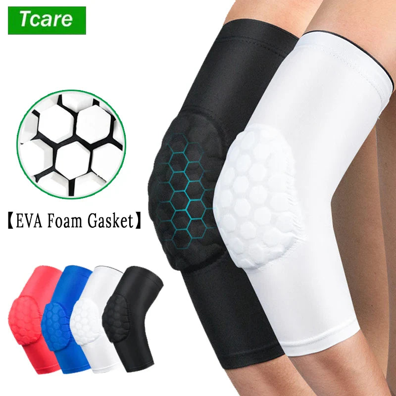 Povei Elbow Brace Sleeve Pad - Hexagonal Honeycomb Joint Compression for Outdoor Sports