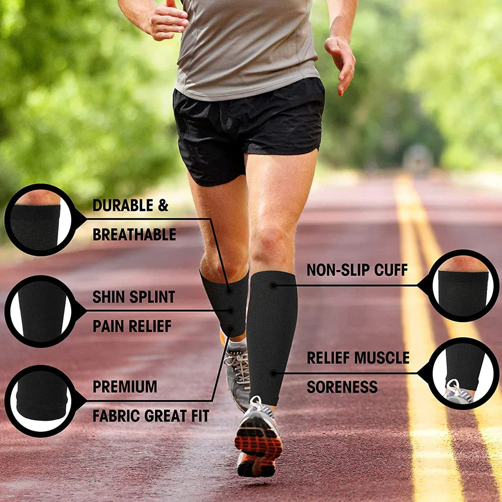 Povei Calf Compression Sleeve for Shin Support and Pain Relief