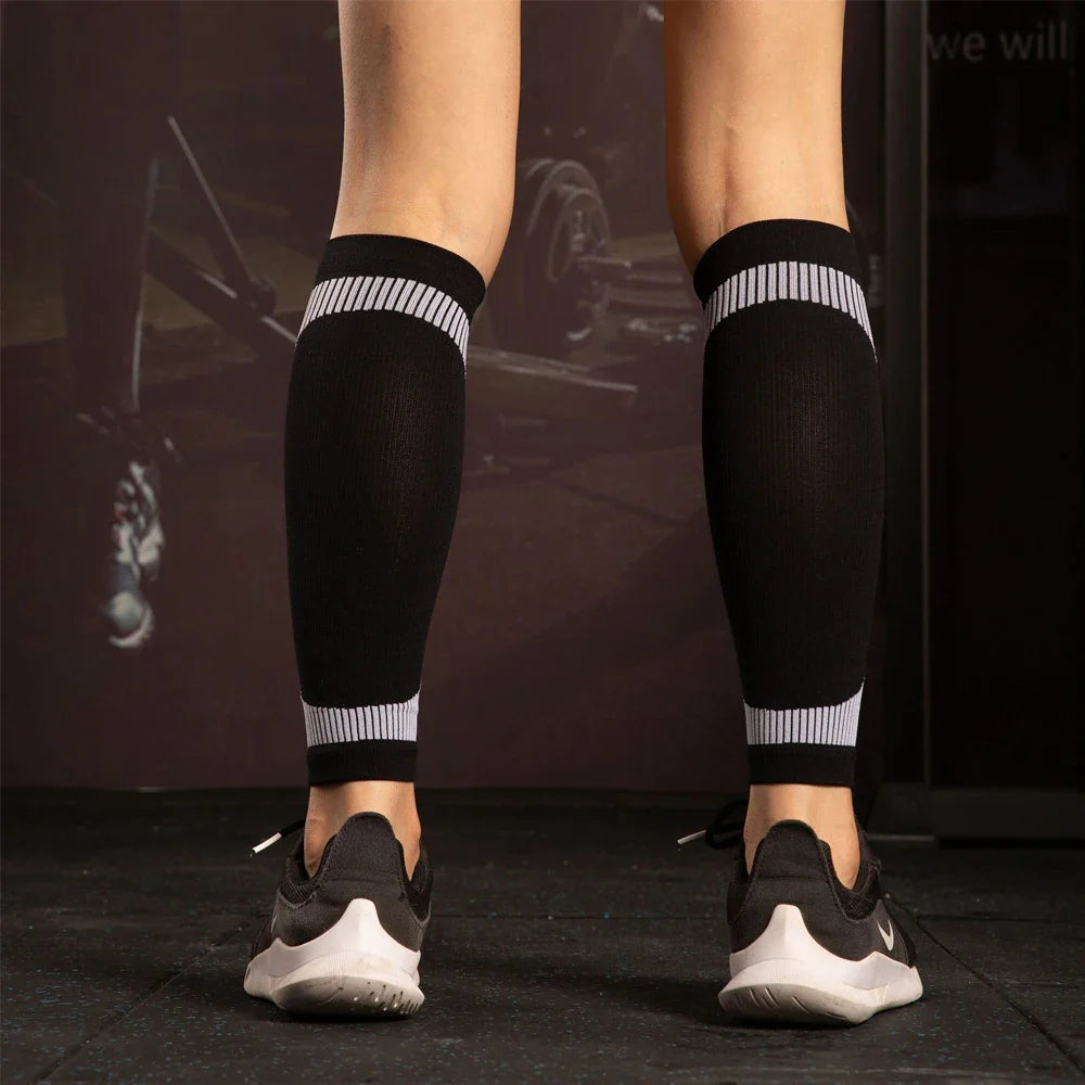 Povei Calf Compression Sleeve 20-30 MmHg for Shin Splints & Varicose Veins