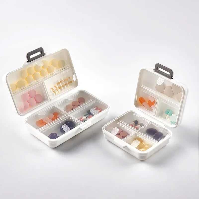 Povei Weekly Pill Case Organizer for Easy Medication Management