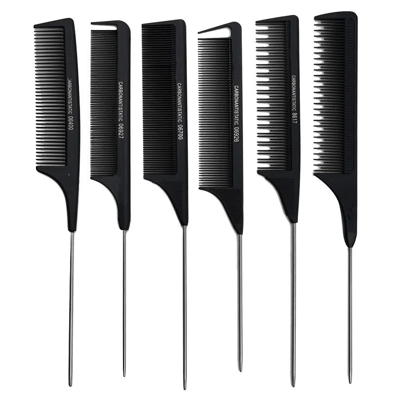 Povei Black Thickened Hair Cutting Comb - Professional Barber Styling Tool