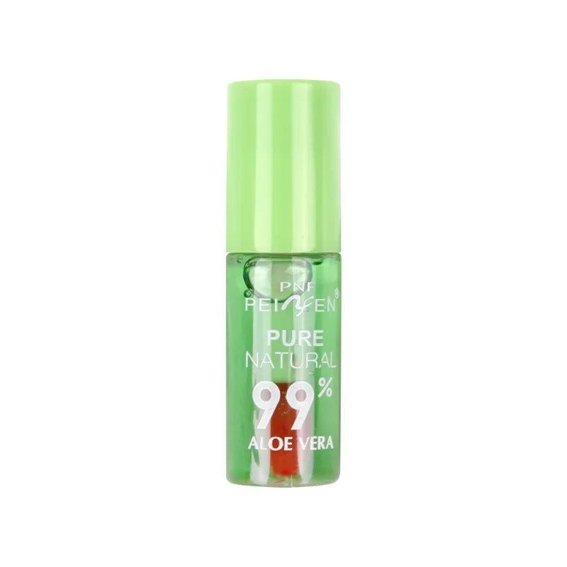 Povei Aloe Vera Lip Gloss: Moisturizing Color-changing Lipstick for Long-lasting Lips Care