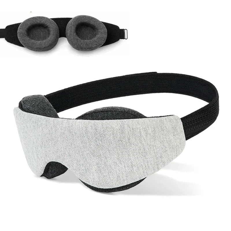 Povei 3D Eye Mask with Movable Eyes and Light Blocking Technology