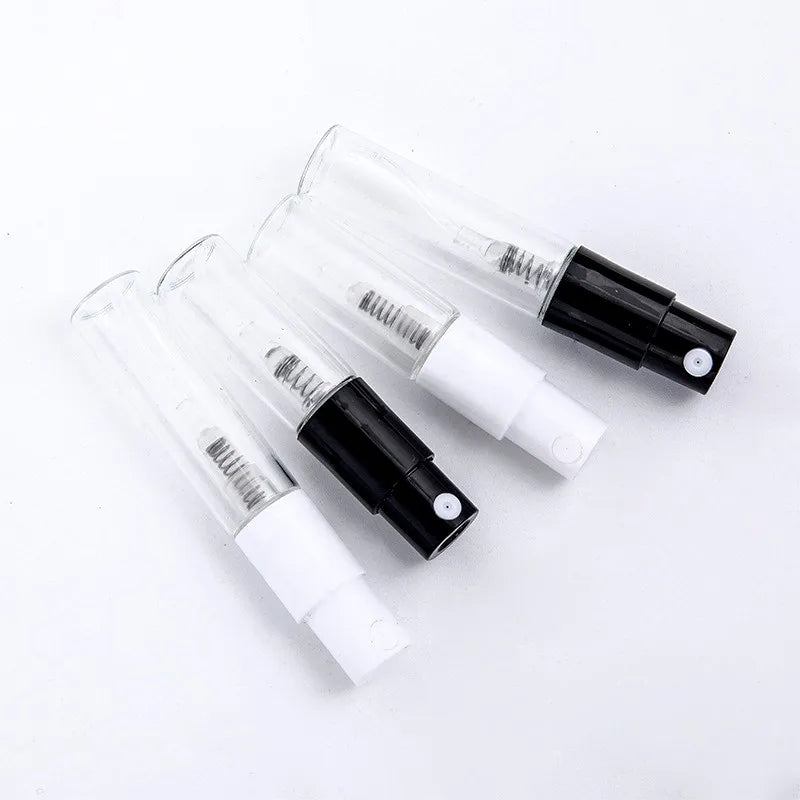 Povei Clear Mini Perfume Glass Bottle Set