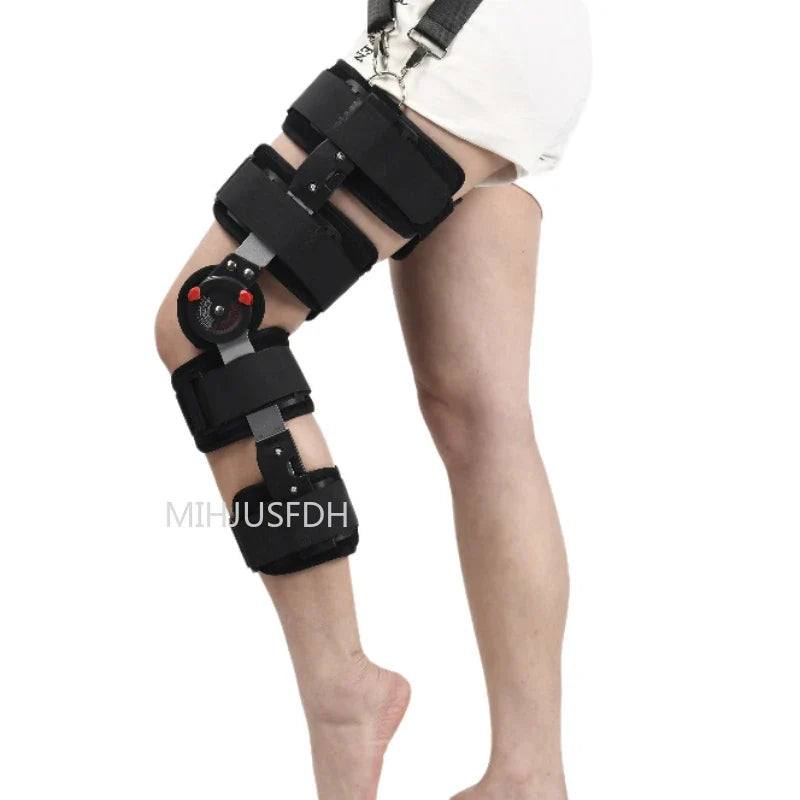 Povei Hinged Knee Brace Orthopedic Support Stabilizer for Surgery Recovery