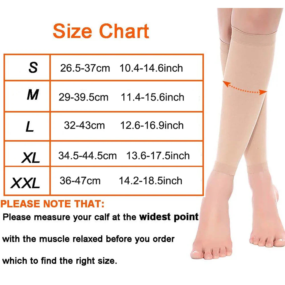 Povei Calf Compression Sleeve for Shin Support and Pain Relief