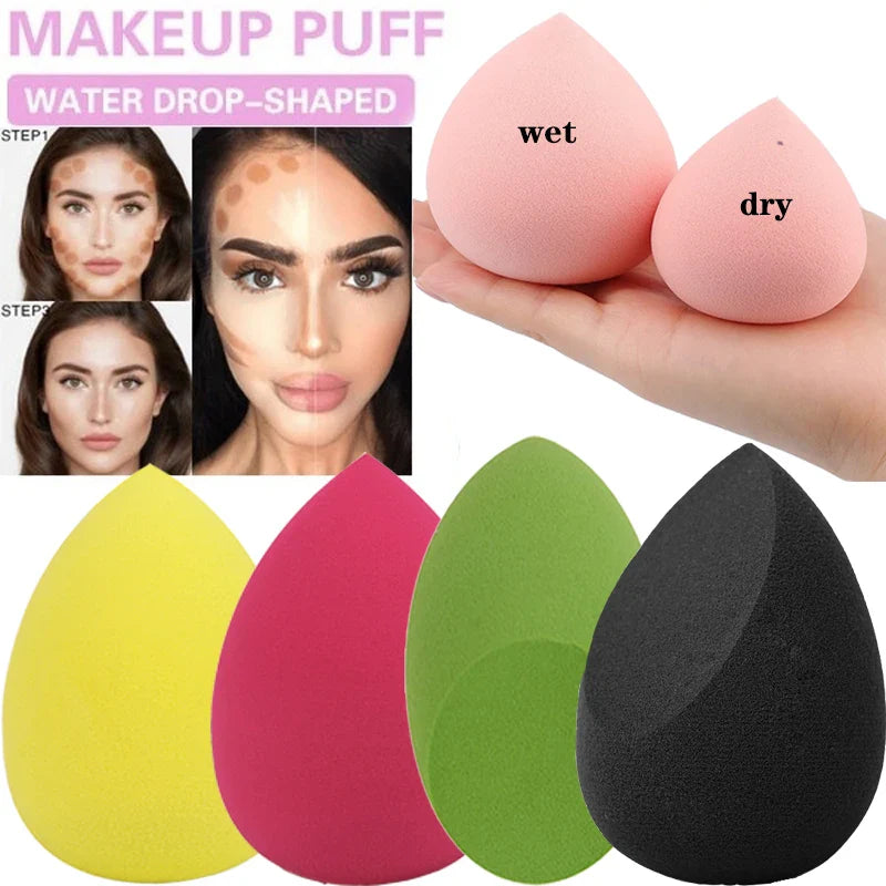 Povei Beauty Makeup Egg Sponge for Facial Foundation Cream Application