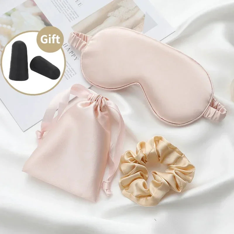 Povei Silk Sleep Eye Mask Set for Women