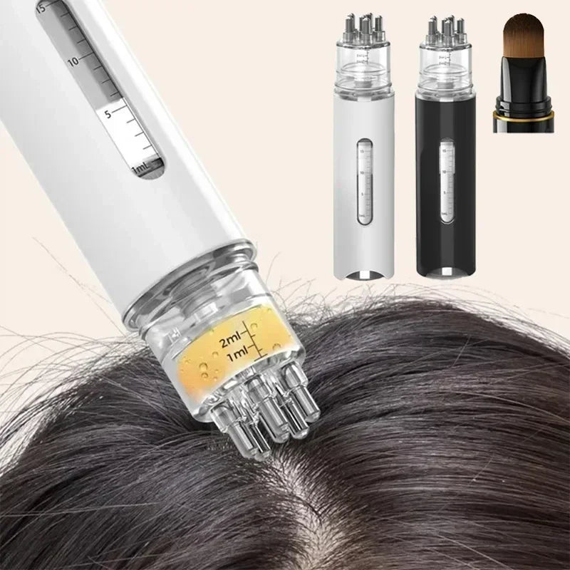 Povei Scalp Oil Applicator Mini Massage Comb for Hair Growth and Scalp Care