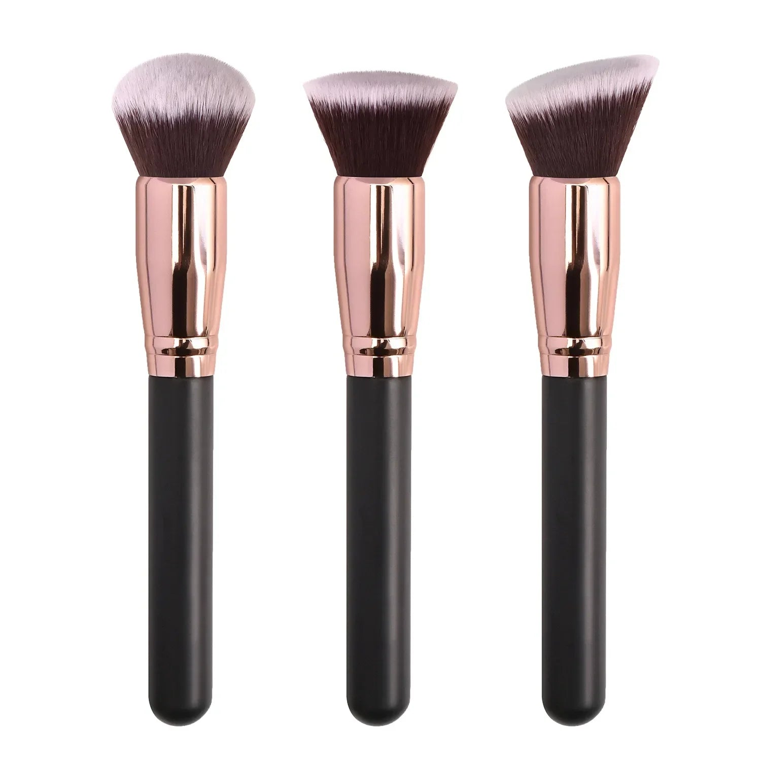 Povei Blending Blush Brush Set for Professional Makeup Application