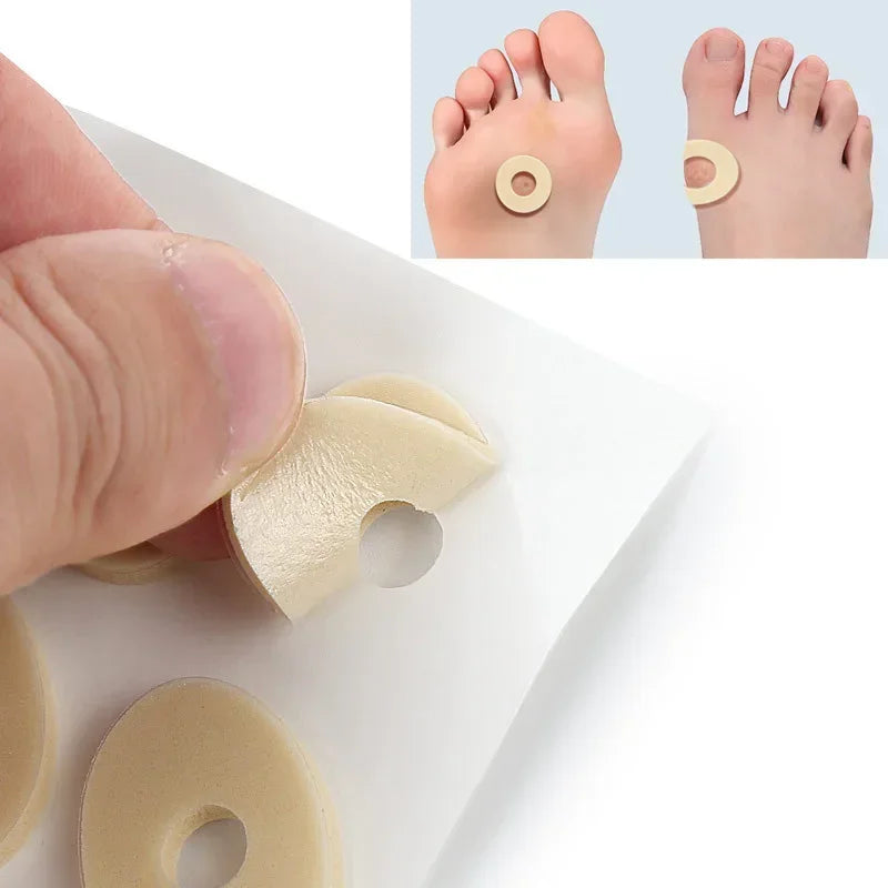 Povei Callus Cushions Heel Pad Foam Toe Corn Bunion Protectors