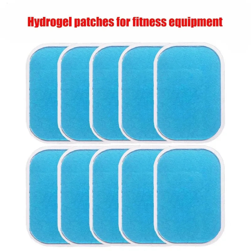 Povei EMS Muscle Trainer Gel Pads - Abdominal Hip Exerciser Massage Patch