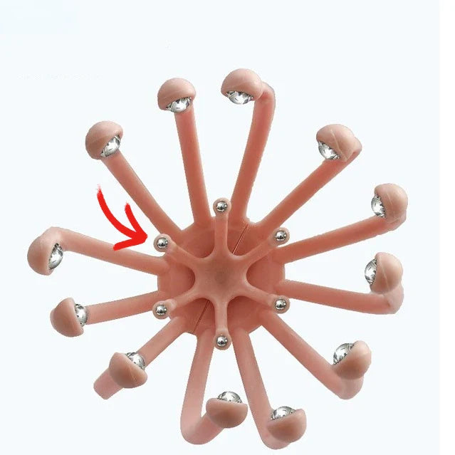 Povei Octopus Scalp Massager for Stress Relief and Relaxation