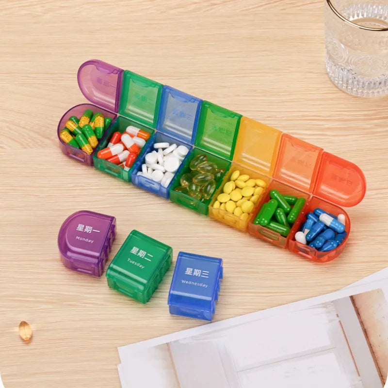 Povei Weekly Pillbox Organizer