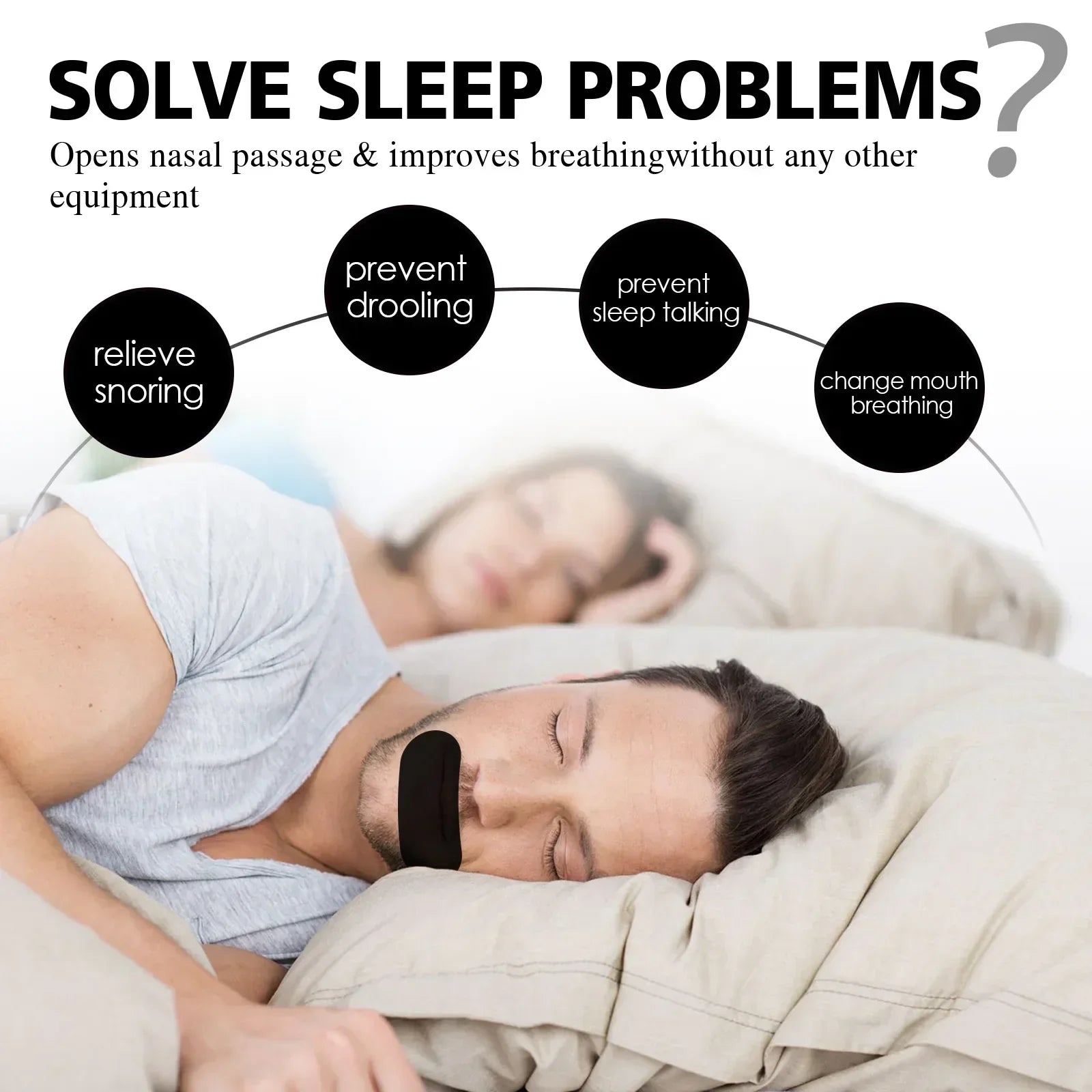 Povei Snore Patch for Improved Sleep and Breathing