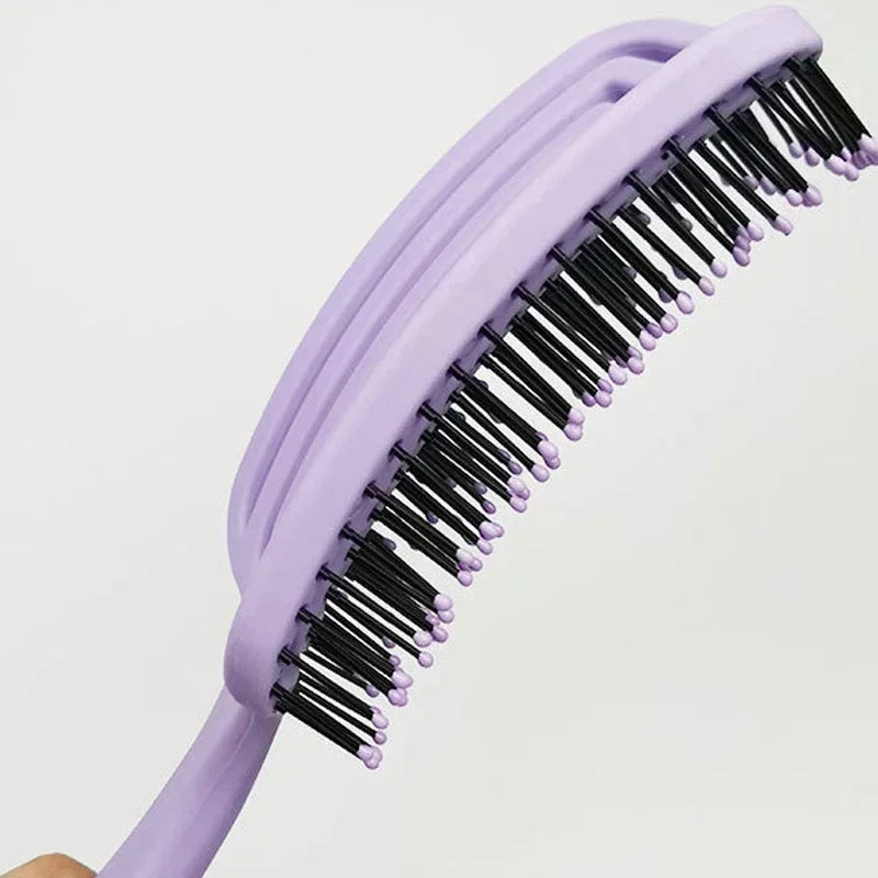 Povei Detangle Hair Brush for Women - Scalp Massage Comb for Wet Curly Hair