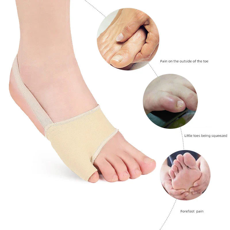 Povei Bunion Corrector Toe Separator Hallux Valgus Orthotics Pedicure Sock