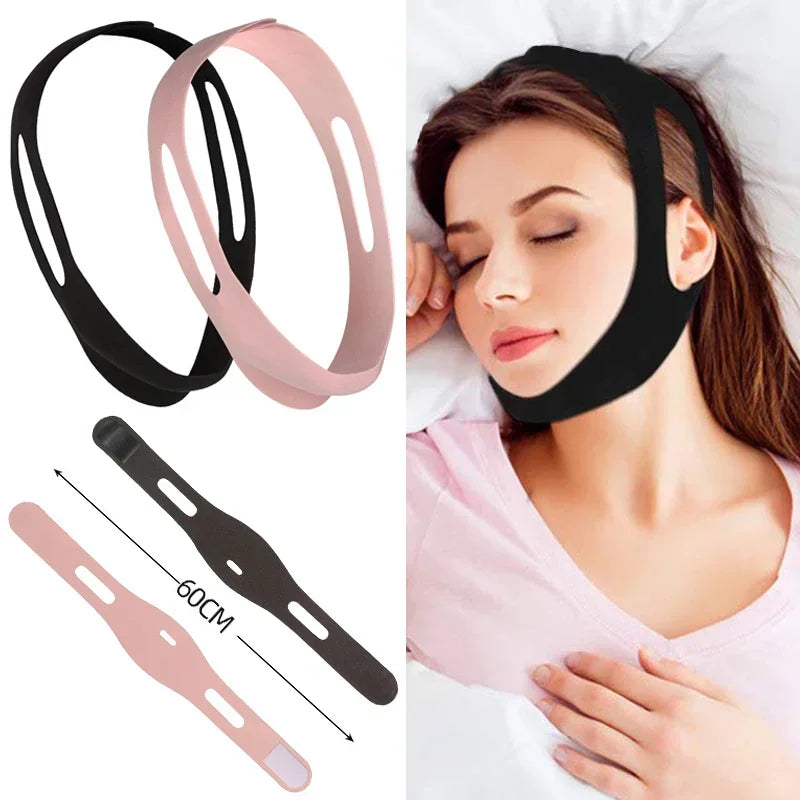 Povei Anti Snore Chin Strap: Stop Snoring Support Jaw Belt for Better Sleep