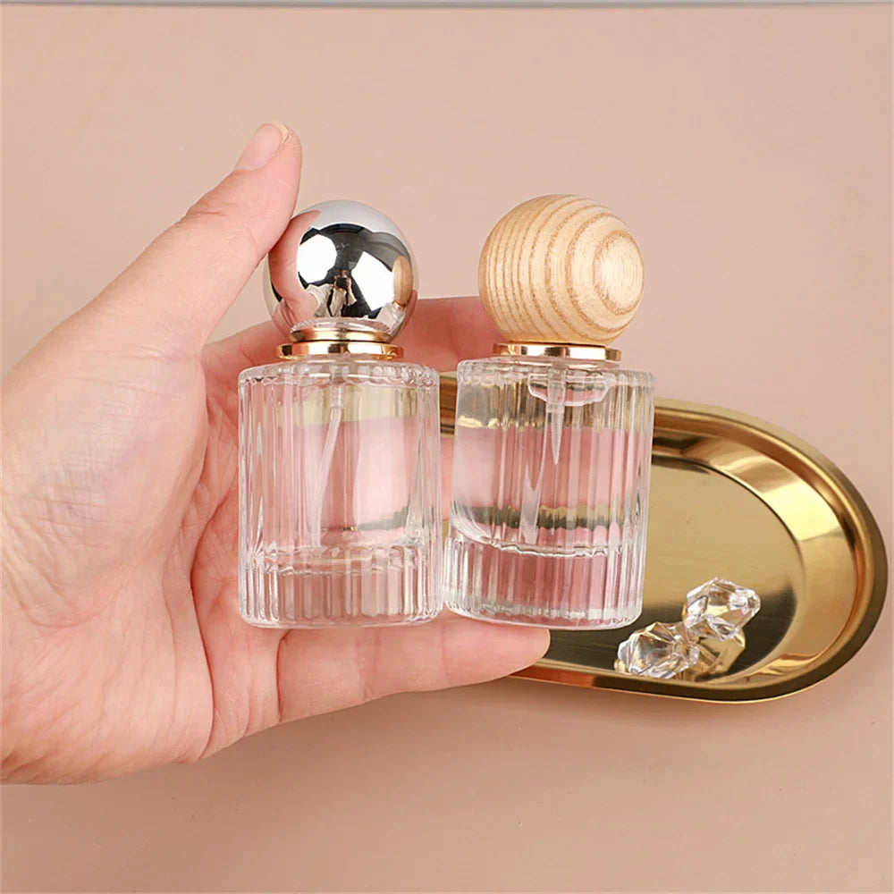 Povei 30ml Glass Spray Perfume Bottle - Travel Size Refillable Cosmetic Packaging