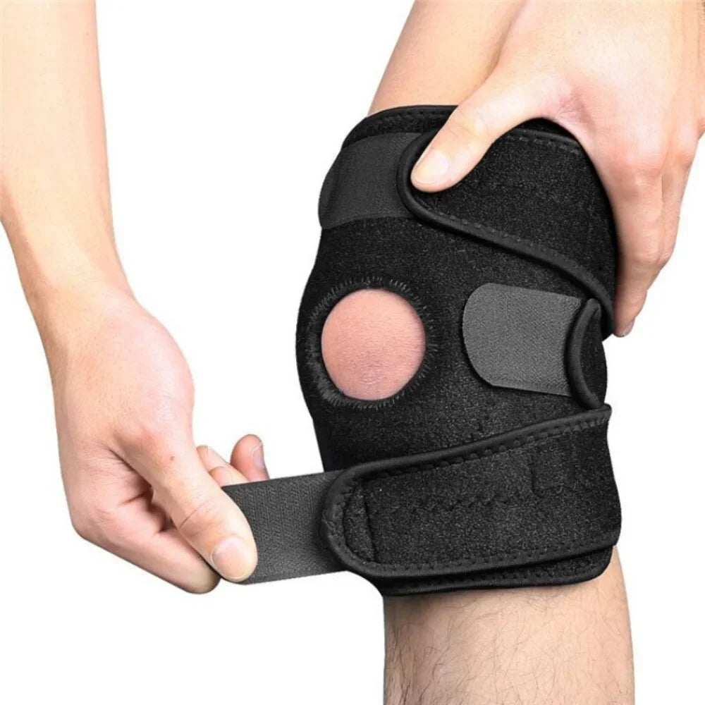 Povei Sports Knee Support Patella Belt Elastic Bandage Strap Protector