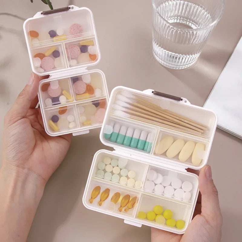 Povei Weekly Pill Case Organizer for Easy Medication Management