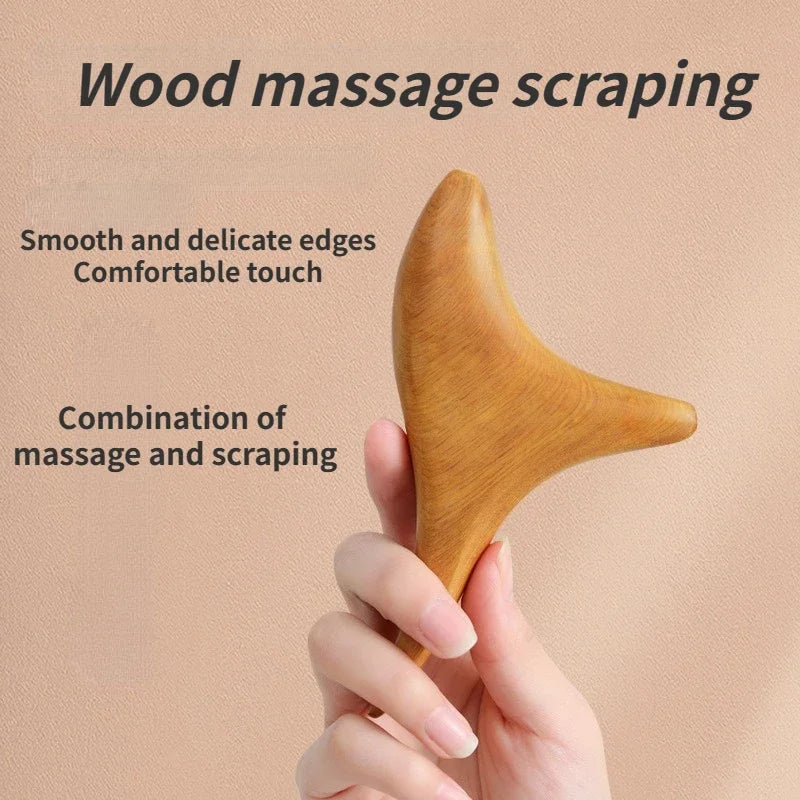 Povei Natural Wood Foot Massage Stick Muscle Relief Relax Tool