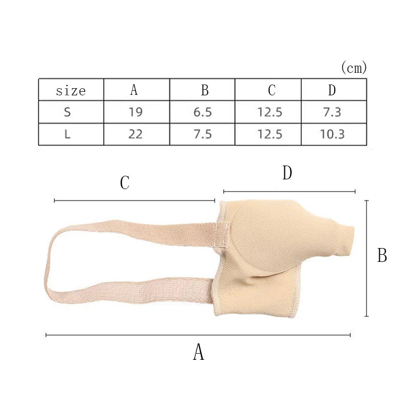 Povei Bunion Corrector Toe Separator Hallux Valgus Orthotics Pedicure Sock