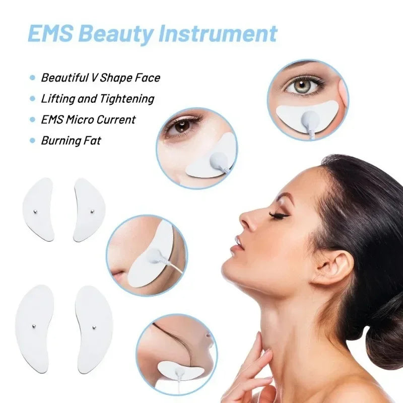 Povei Face Slimmer Mini Micro-current Facial Massager Beauty Instrument