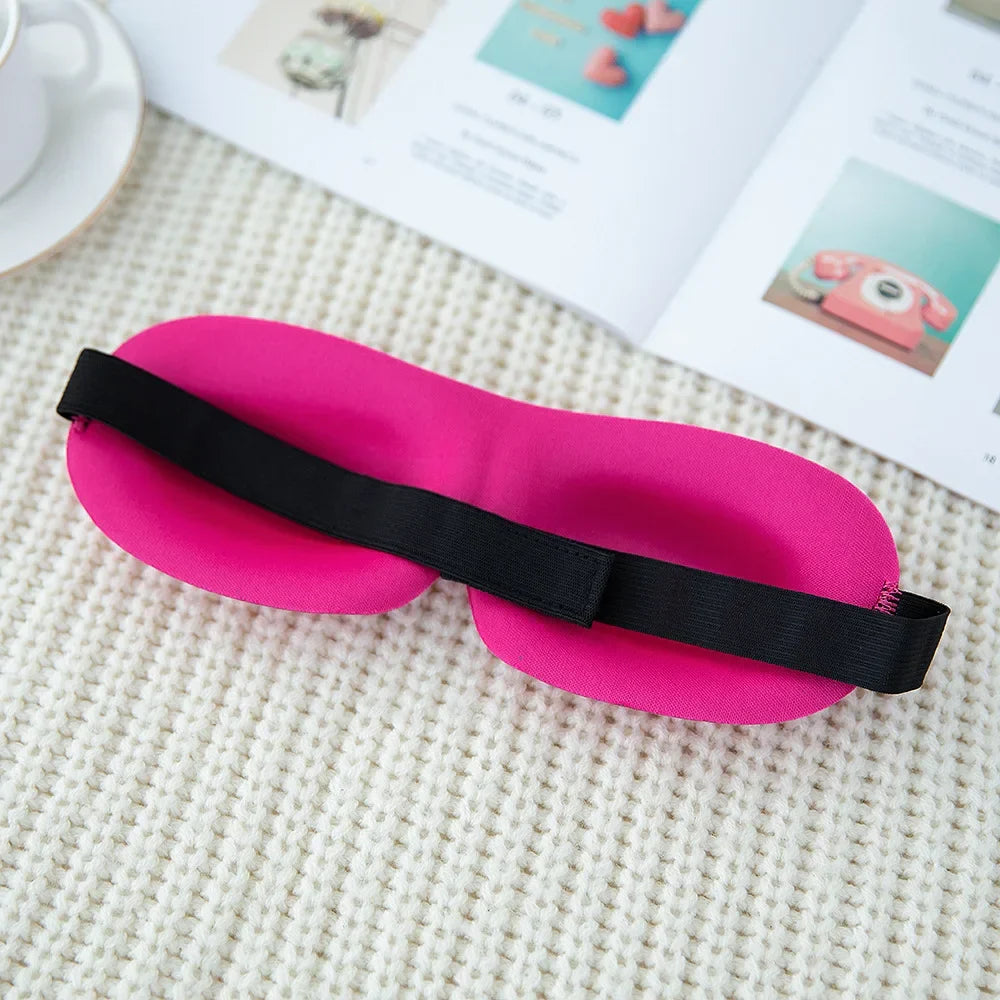 Povei 3D Sleep Mask - Soft Eye Cover for Travel and Relaxation