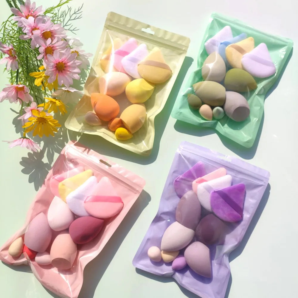 Povei Beauty Egg Makeup Sponge Blender Set - 12Pcs Cosmetic Puffs