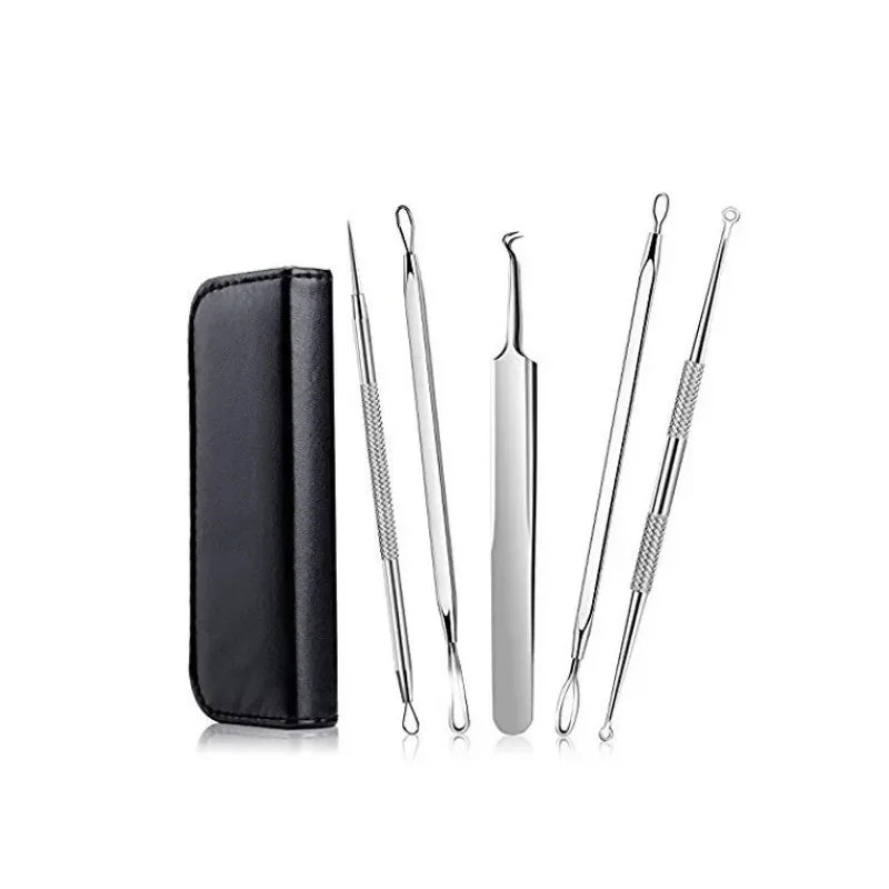 Povei Blackhead Remover Set for Facial Pore Cleaner and Acne Care