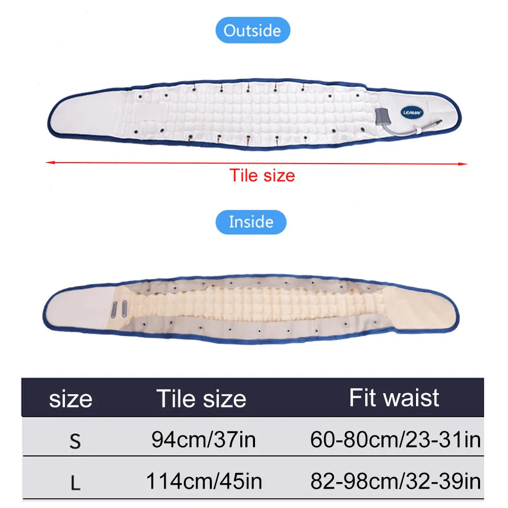 Povei Back Brace Support Belt for Lower Back Pain Relief and Decompression