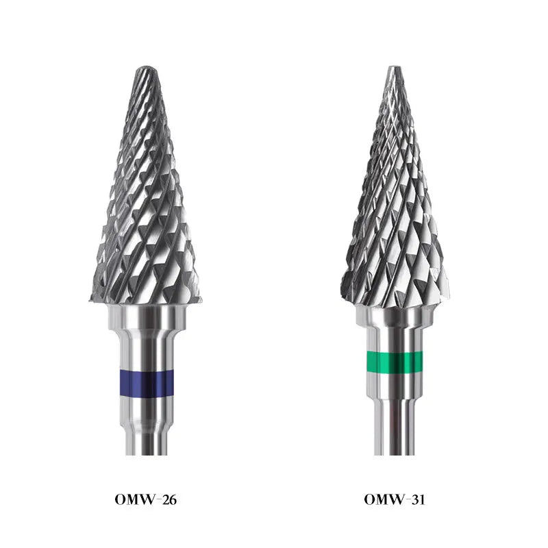 Povei Tungsten Steel Nail Drill Bits Set for Gel Polish Removal