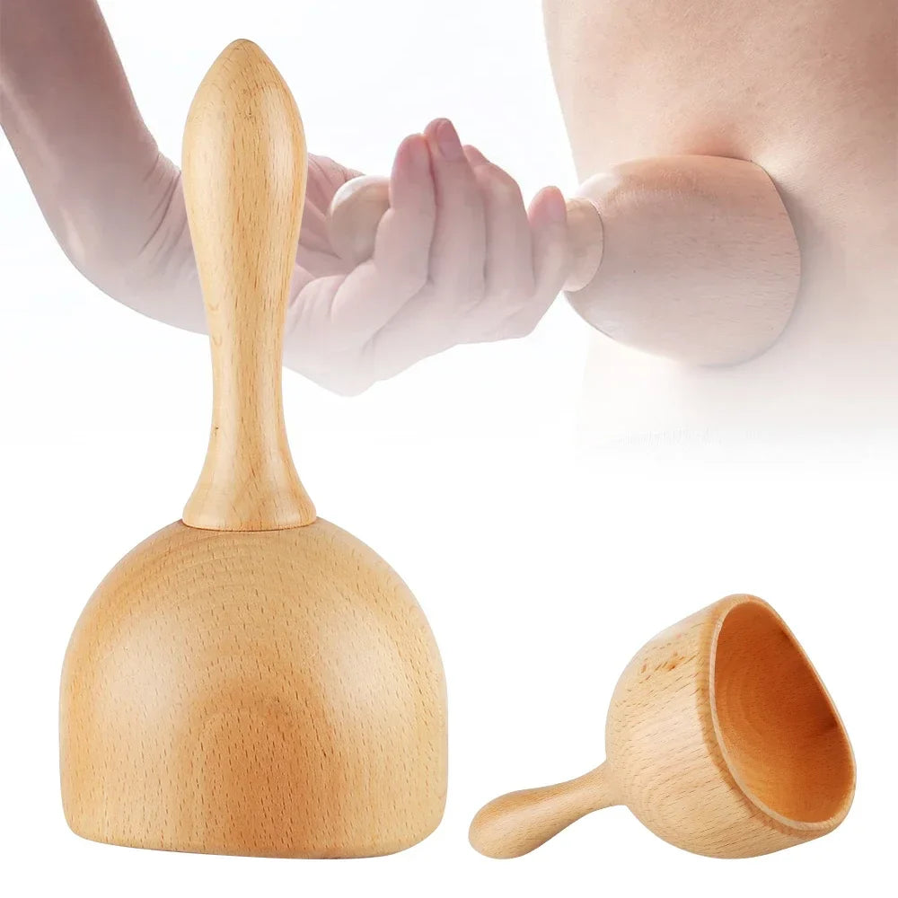 Povei Wooden Lymphatic Drainage Massager Set for Body Sculpting