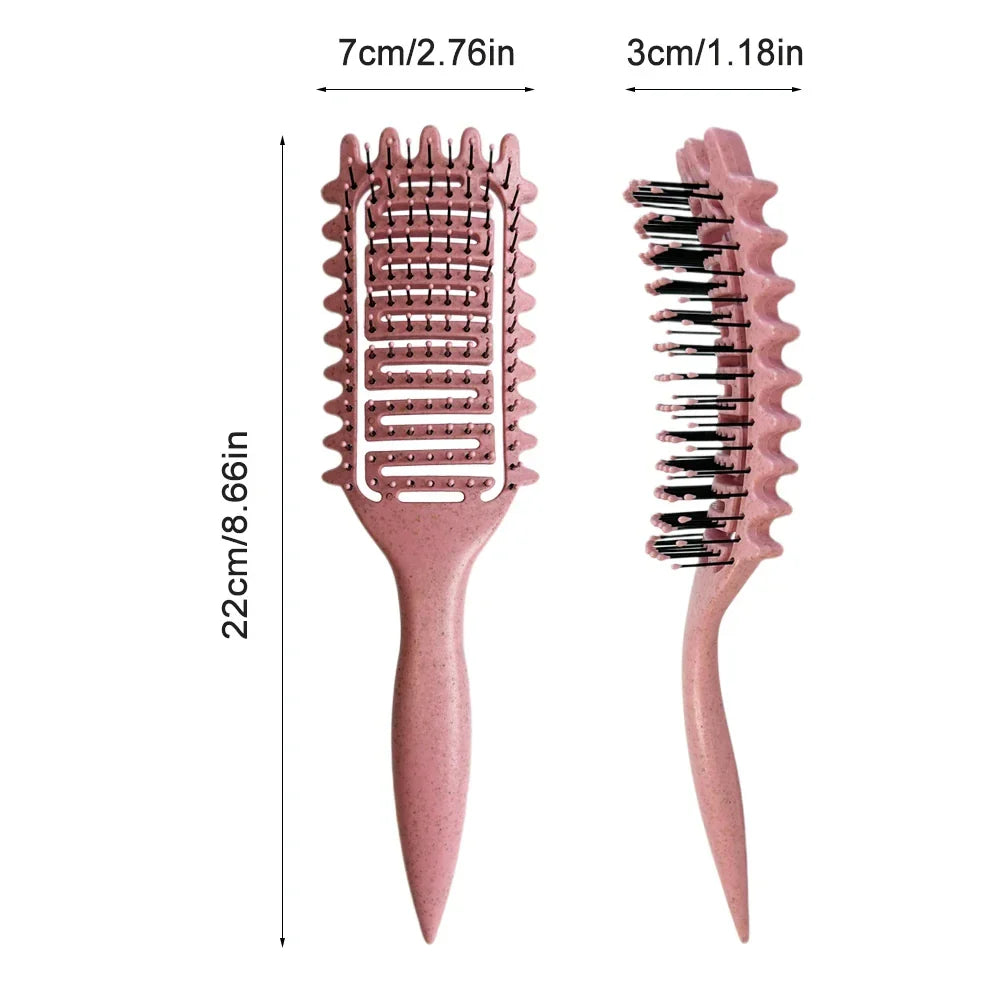 Povei Curl Define Styling Brush for Defined Curls & Tangle-Free Hair