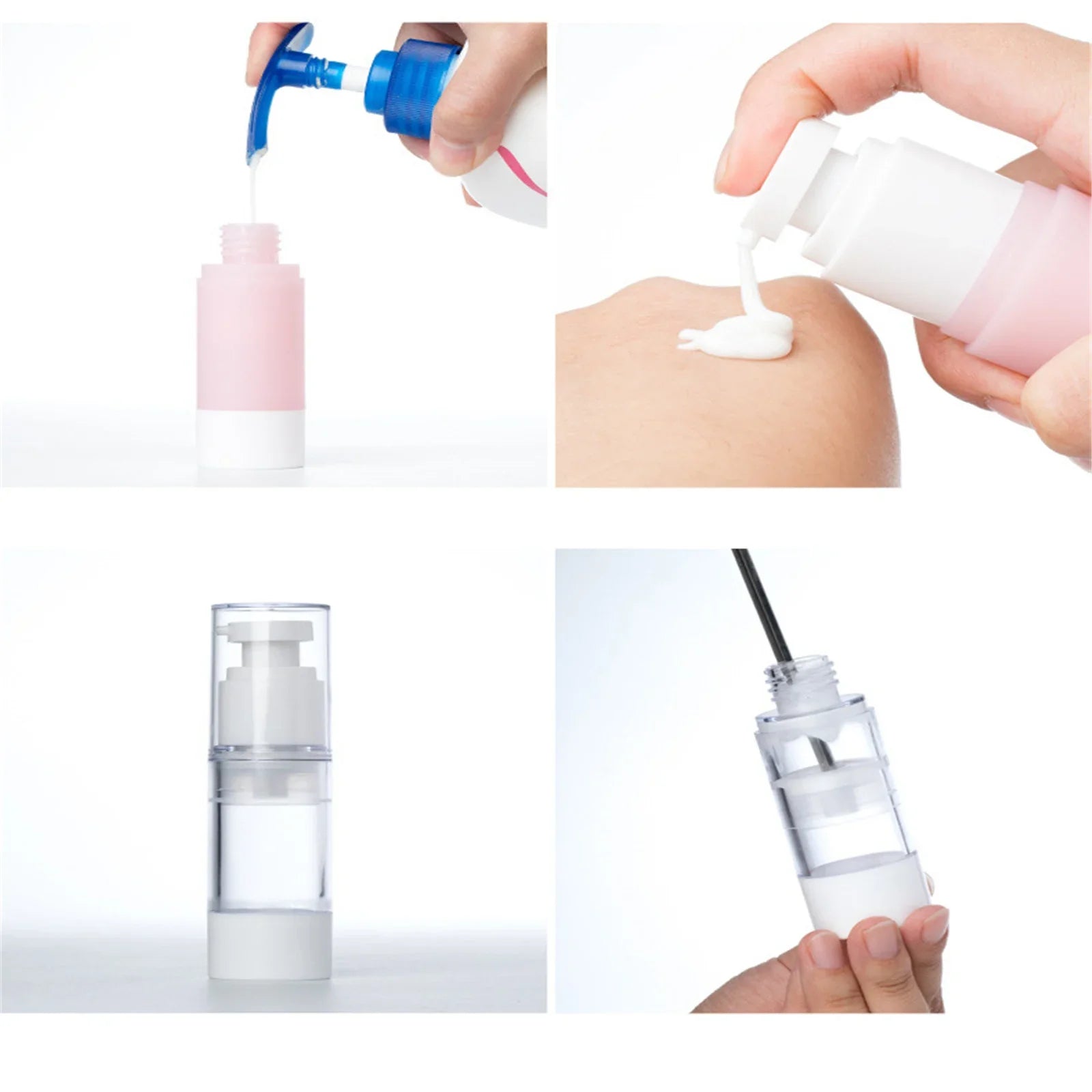 Povei 100ml Refillable Lotion Spray Bottle for Travel & Cosmetics