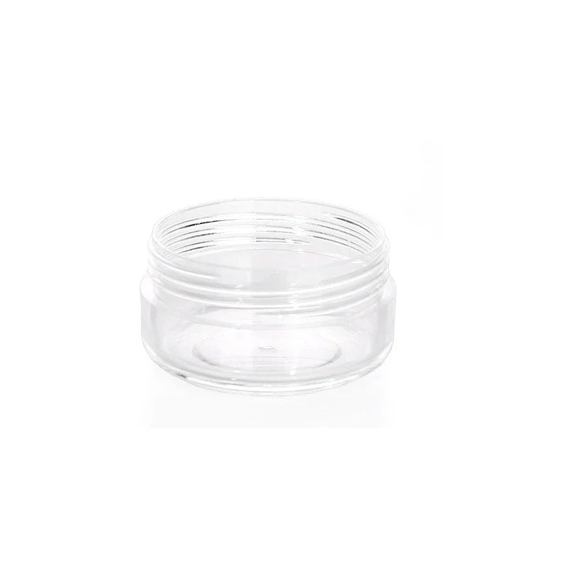 Povei 20g Empty Cosmetic Sample Jar Round Lid Eyeshadow Cream Pot