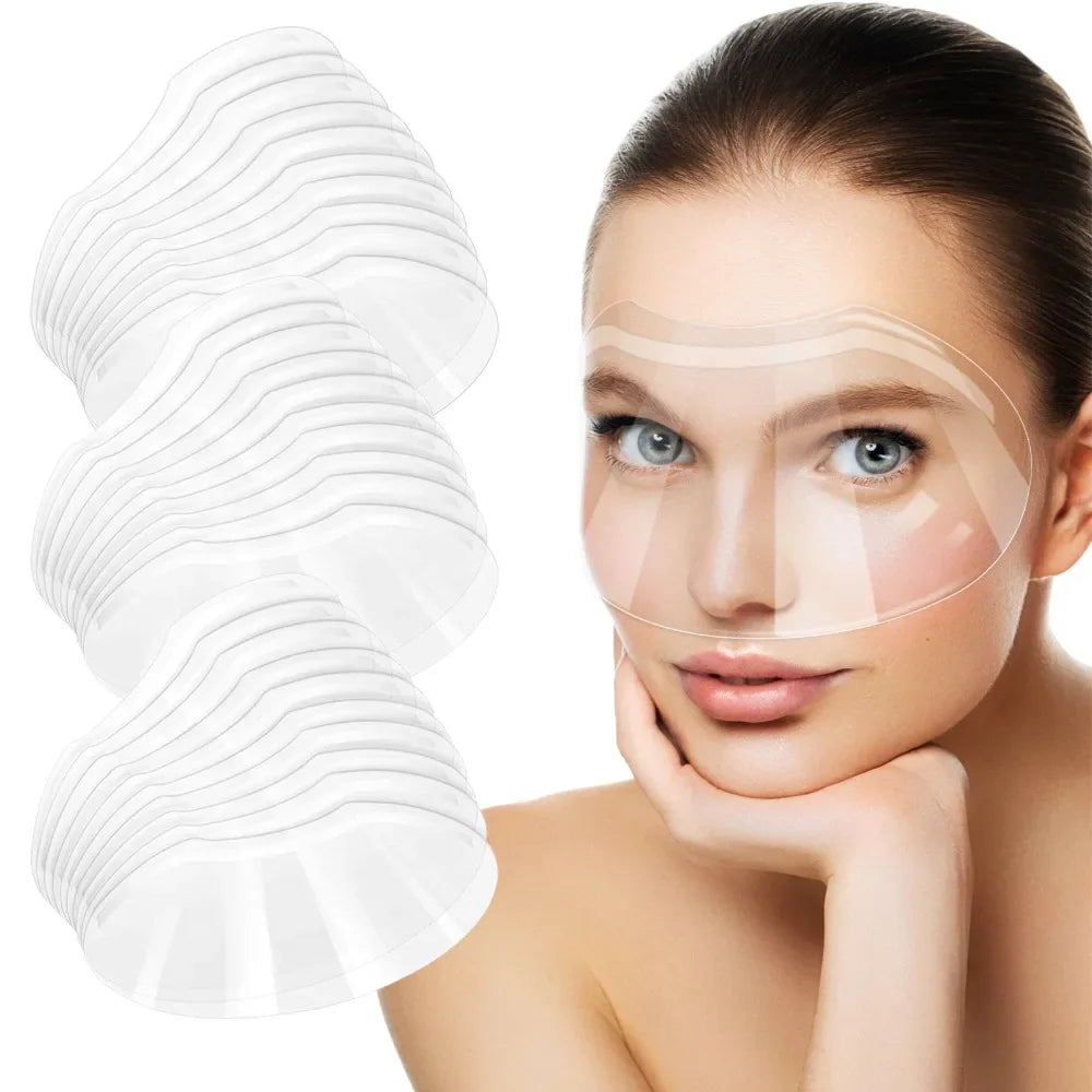 Povei Clear Face Shields: Barber & Makeup Visors for Salon Hairdressing