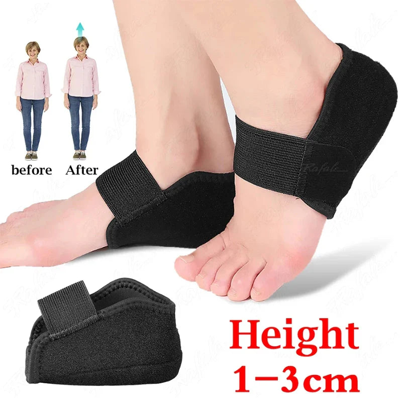 Povei Silicone Heel Cup Cushion for Plantar Fasciitis Spurs - Foot Care Inserts