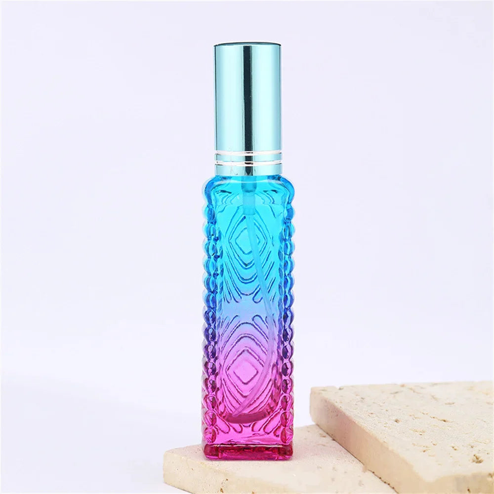 Povei Color Gradient Glass Perfume Atomizer Spray Bottle - 15ml