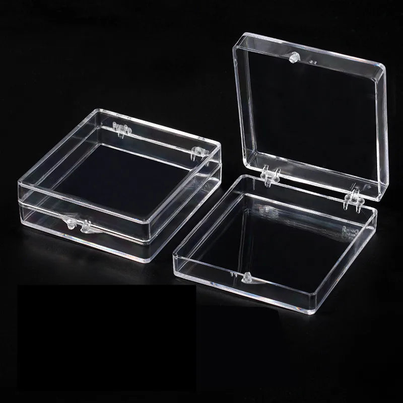 Povei Clear Acrylic Nail Storage Box